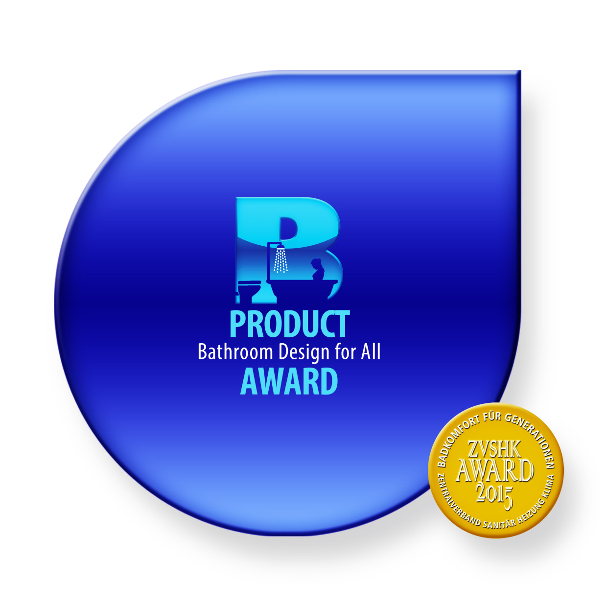 Logo of the event with the text Product Bathroom Design for All Award