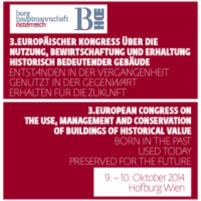 3. European Congress on Use, Management and Conservation of Buildings of Historical Value